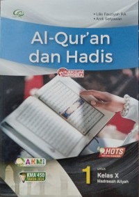 Image of Al-Qur`an dan Hadist : untuk MAK Kelas X